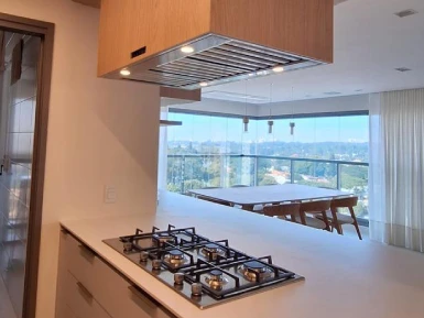 Instalação de coifa inox em cozinha comercial em SP